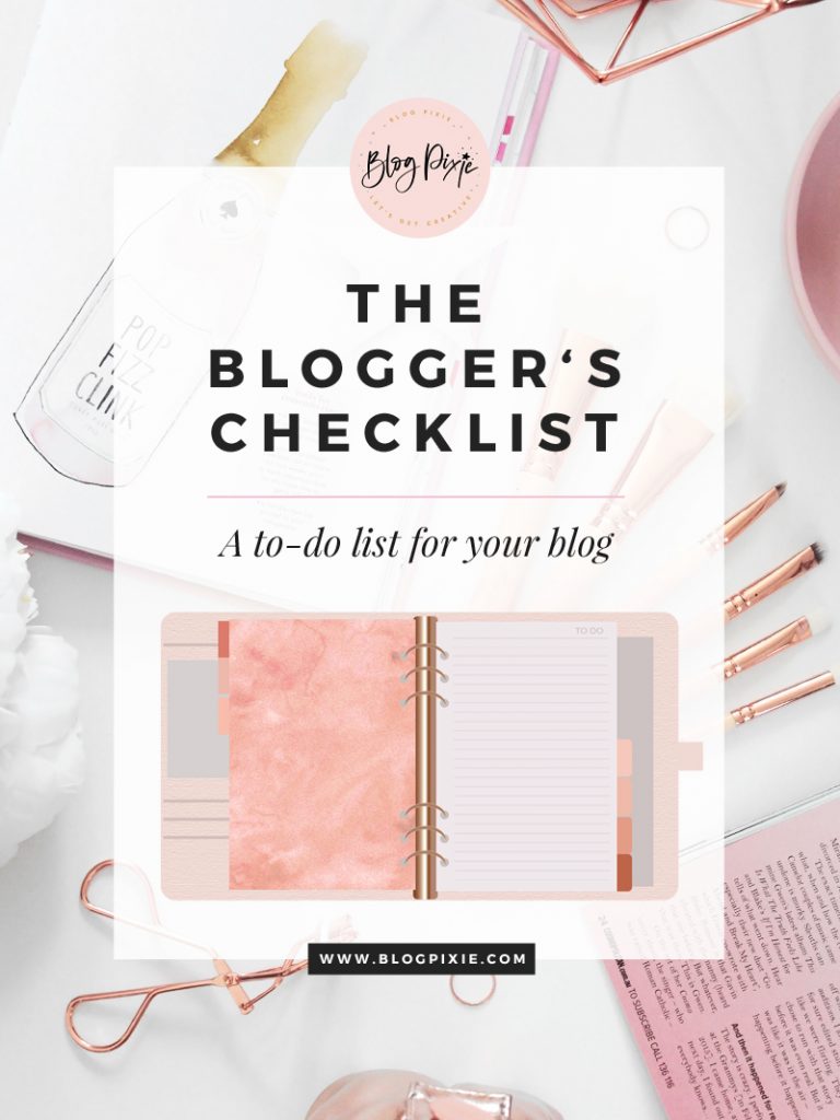 Blogging To-Do List For Your Blog