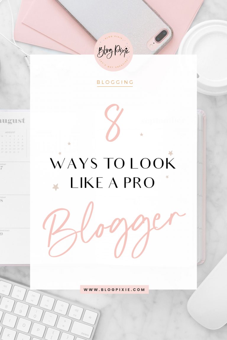 8 Ways To Look Like A Pro Blogger