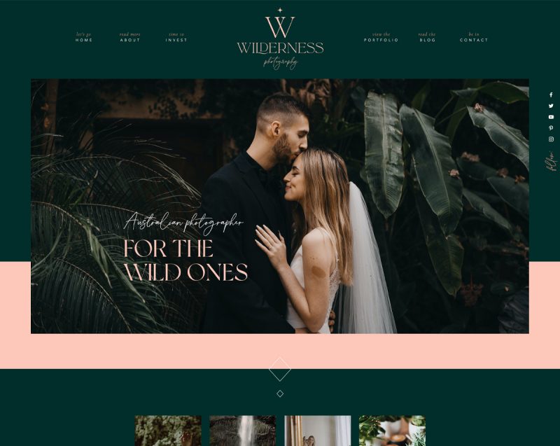 photography wix website template