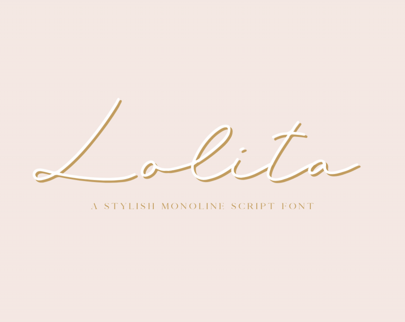 Lolita Script Font
