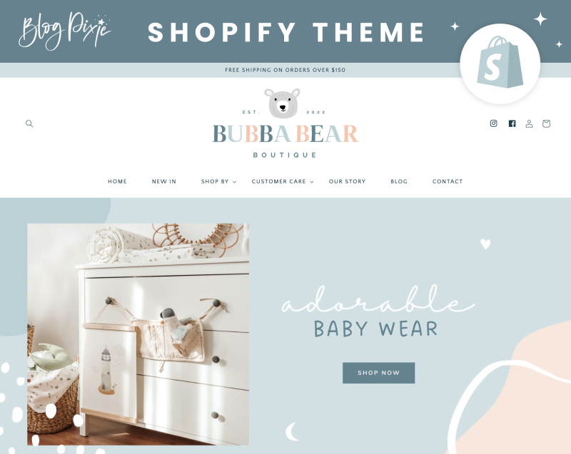 baby boutique Shopify theme