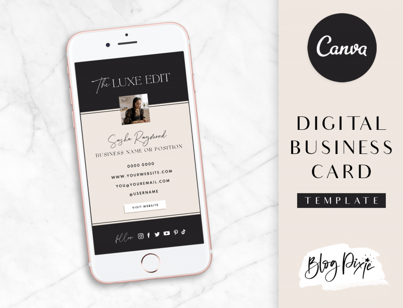 digital business card design