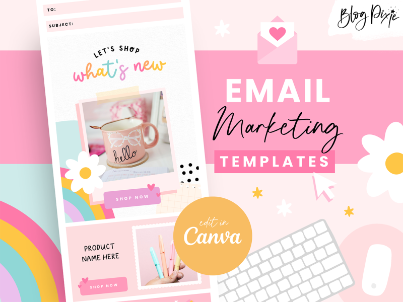 email marketing templates to edit in Canva