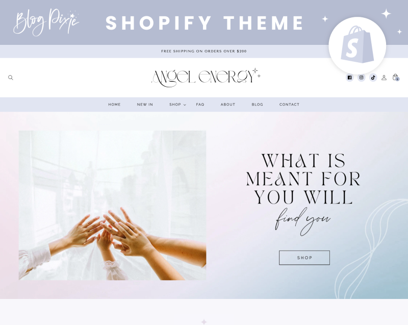 angel energy shopify theme