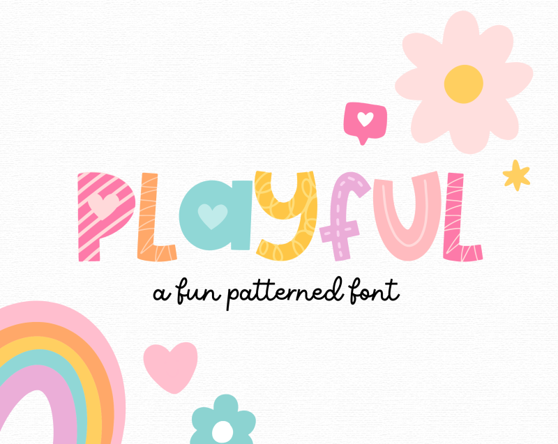 playful font