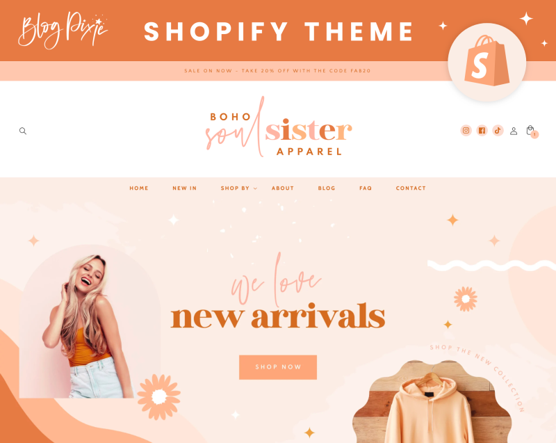 Shopify theme bright retro