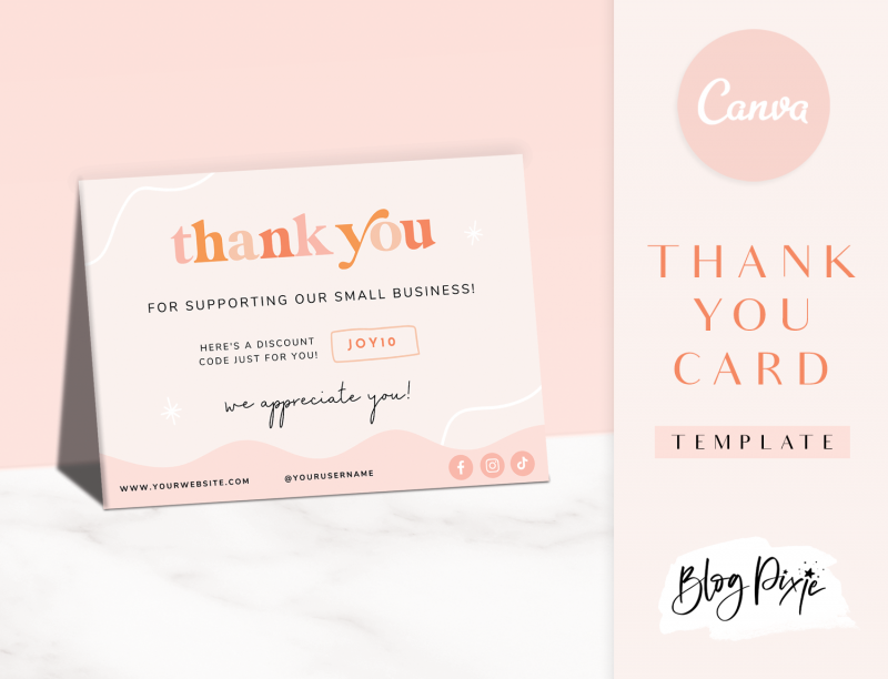 thank you card template canva